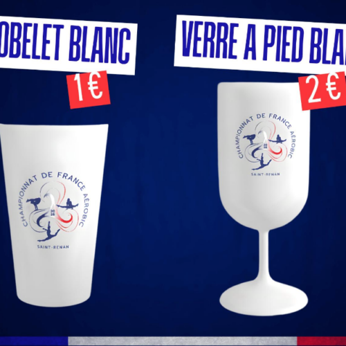 Verre & Gobelet CF Aérobic 2026